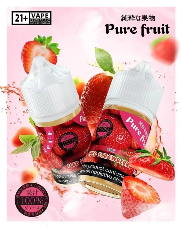 1783411017429.webp Pure Fruit 純粹果物 煙油 採用日本原裝進口品質 主打宛如現榨果汁的爆汁感與清爽順喉調校