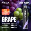 RELX Smash Go 12000口 拋棄式電子煙 主打獨家防乾燒技術 結合15ml澎湃大容量與3%~5%尼古丁鹽調配