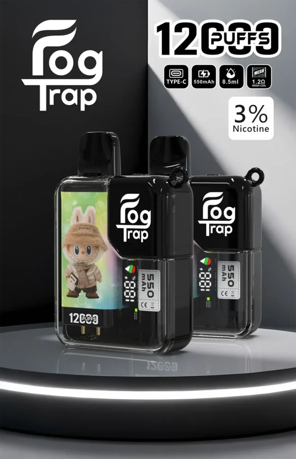 6a24674fcb5d598e7ce25c0dfdb5c85a.webp 【買10送1】Fog Trap 限量聯名 蠟筆小新 × LABUBU 12000口 拋棄式電子煙 潮玩聯名外觀搭配油電數位顯示屏
