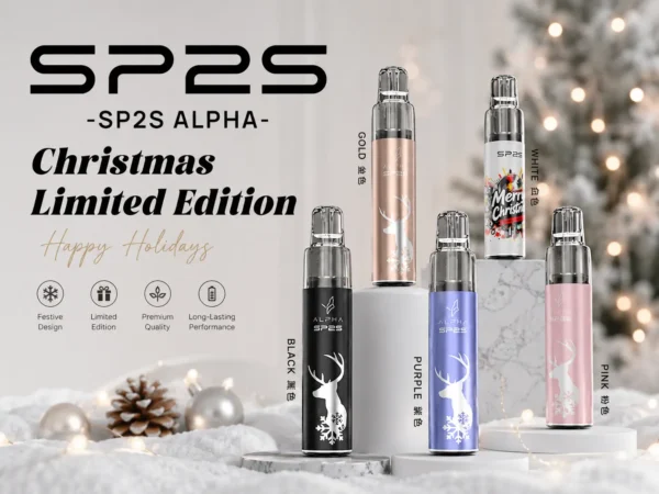 ChatGPT-Image-2026年9月2日-下午11_03_33.webp SP2S MAX ALPHA 聖誕限定 專用主機 主打紅金雪花極致奢華塗裝與旗艦晶片性能 結合Type-C快充與MAX煙彈專用設計