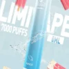 LIMI拋棄式一次性7000口-13.webp LIMI 7000口 拋棄式電子煙 主打3.5%尼古丁鹽強勁擊喉感與冰感水果系列清涼口感 結合吸氣發光LED燈條與650mAh可充電池