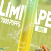 LIMI拋棄式一次性7000口-6.webp LIMI 7000口 拋棄式電子煙 主打3.5%尼古丁鹽強勁擊喉感與冰感水果系列清涼口感 結合吸氣發光LED燈條與650mAh可充電池