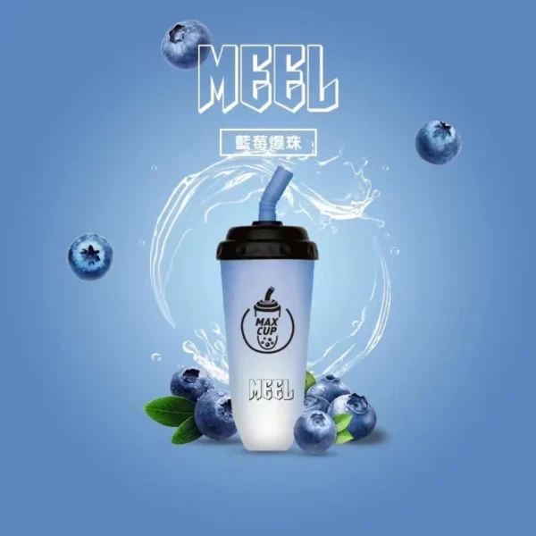 MEEL 奶茶杯 6000口 拋棄式電子煙 主打15ml巨無霸油量與3%尼古丁鹽順滑不鎖喉特色 結合智慧Type-C快充長效續航設計