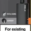 RELX悅刻x-box-16000口拋棄式電子煙-黑色主機.webp RELX 悅刻 X-BOX 16000口 專用換彈拋棄式電子煙套裝 採用Mesh網狀芯與12W-16W雙段功率設計