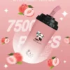 VAKA 奶茶杯 7500口 拋棄式電子煙 主打15ml巨量裝與冰感水果奶茶系專屬口味 結合萌熊貓造型與600mAh可充電續航力