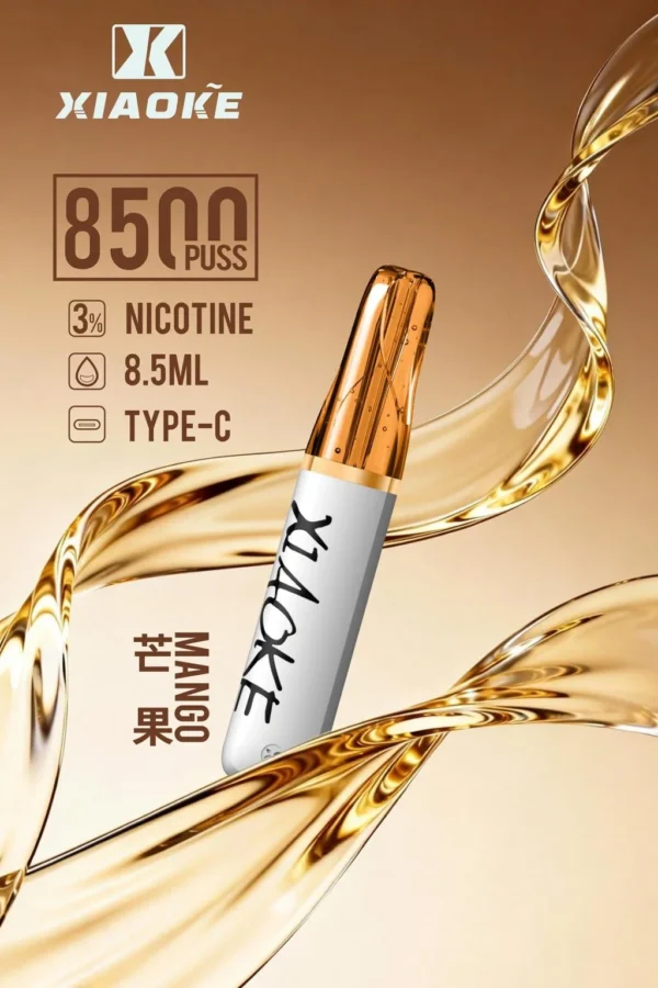 bc9ed517c136cbe8d4cfbbde3e4dd52a-1024x1536.jpg.webp XIAOKE 梟客 8500口 拋棄式電子煙 具備8.5ml儲油量與3%尼古丁鹽 搭配Type-C充電設計