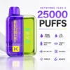 images.webp 【買一盒煙彈送主機】KEYSTONE FLEX-3 鑰石 25000口 拋棄式電子煙 15ml透明可視油艙搭配Mesh網狀芯與可調功率
