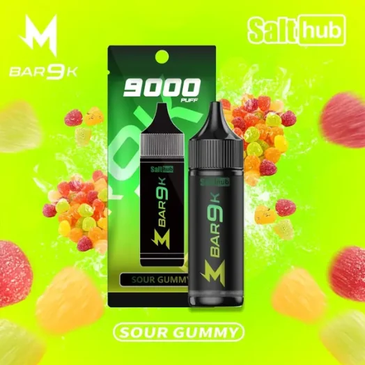 marbo-9k-sour-gummy-524x524-1.webp Marbo Bar 泰國熱銷 9000口 拋棄式電子煙 搭載Mesh網狀霧化芯與可調氣流設計 帶來濃郁風味
