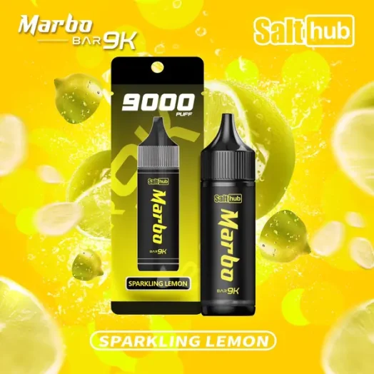 marbo-9k-sparkling-lemon-524x524-1.webp Marbo Bar 泰國熱銷 9000口 拋棄式電子煙 搭載Mesh網狀霧化芯與可調氣流設計 帶來濃郁風味
