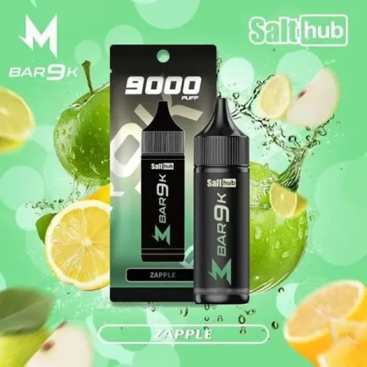 marbo-9k-zapple-524x524-1.webp Marbo Bar 泰國熱銷 9000口 拋棄式電子煙 搭載Mesh網狀霧化芯與可調氣流設計 帶來濃郁風味