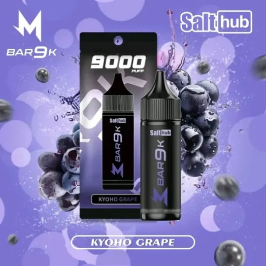 marbo9k-kyoho-grape-524x524-1.webp Marbo Bar 泰國熱銷 9000口 拋棄式電子煙 搭載Mesh網狀霧化芯與可調氣流設計 帶來濃郁風味