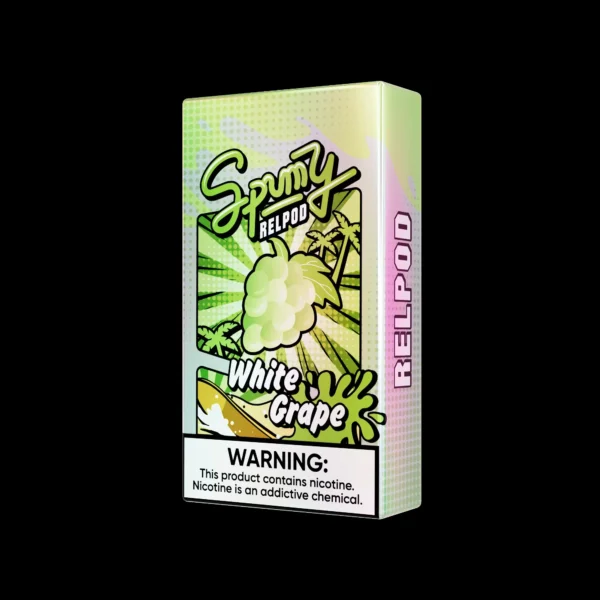 whitegrape.webp SPUMY 冰熊 五代通用煙彈 3入裝 採用獨家陶瓷芯霧化結構 主打2.5ml大容量與極致不滲油的順暢體驗