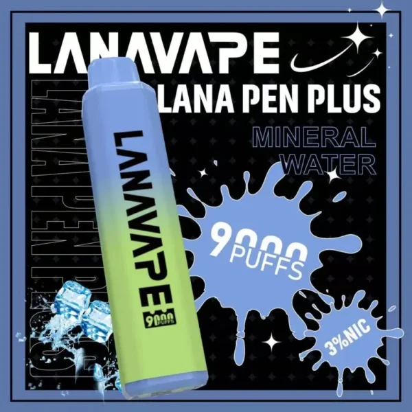 圖片_20260721191423-768x768-1.webp LANA PEN PLUS 9000口 拋棄式電子煙 筆型外觀搭配Mesh網芯與15ml巨量儲油 給您順暢體驗
