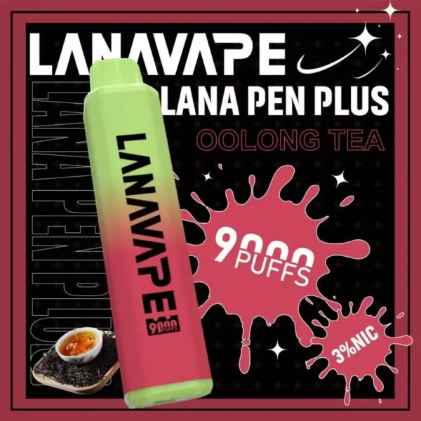 圖片_20260721191435-768x768-1.webp LANA PEN PLUS 9000口 拋棄式電子煙 筆型外觀搭配Mesh網芯與15ml巨量儲油 給您順暢體驗