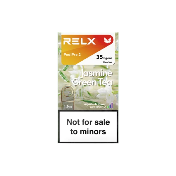 茉莉綠茶.webp 【買3盒加購350贈主機 買10贈2】RELX 悅刻 六代煙彈 搭載1.9ml升級陶瓷網狀芯與防漏磁吸結構 提供3%至5%尼古丁鹽體驗